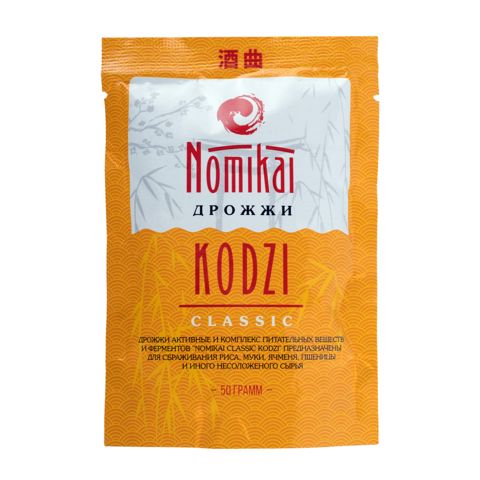 1. Спиртовые дрожжи Kodzi Classic (Nomikai), 50 г